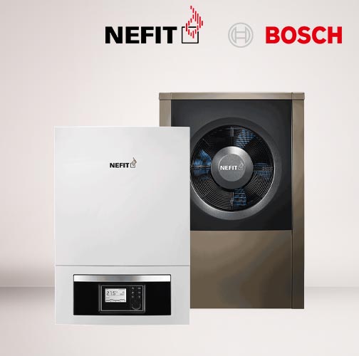 Nefit Bosch EnviLine Hybride warmtepomp-O